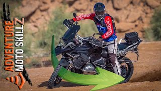 Elephant Turn Practice: Mastering the 180° Spin on an Off-Road Motorcycle