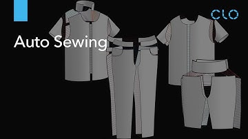 How to use the Auto Sewing tool in CLO