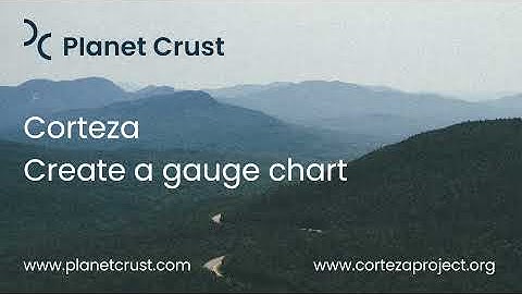 How to create a gauge chart in Corteza