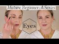 Make up 4 the mature beginner  a series eyes  create your eye shape with 3 shades hooded eyes