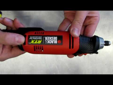 Black & Decker RTX 3 Speed Rotary Tool Box Opening