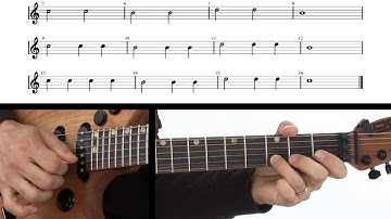 Guitar Sight Reading Lesson - Sight Reading Session 7 - Playalong - Chris Buono