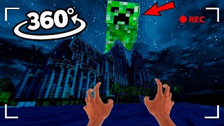 360° video ||  Minecraft big Creeper|| 8K