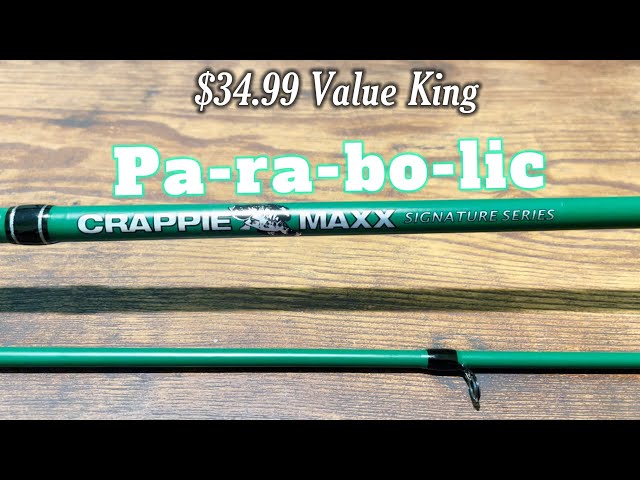 Bass Pro Shops Crappie Maxx Spinning Rod and Reel Combo - 6'6