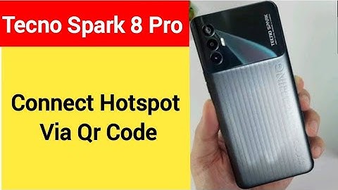 How to connect hotspot via QR code, tecno Spark 8 Pro me wireless internet connect kaise karen