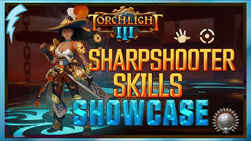 Torchlight 3 Early Access - Sharpshooter Skills Showcase (+ some Item synergies)