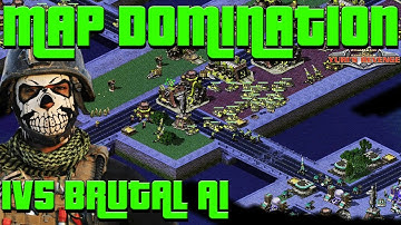 Try and take over the map - 1v7 BRUTAL AI ( Command & Conquer - Yuri