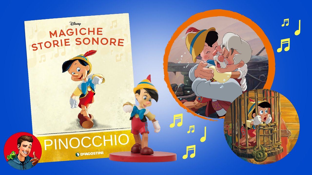 Magiche Storie Sonore Disney # 6 - Pinocchio ( De Agostini ) 
