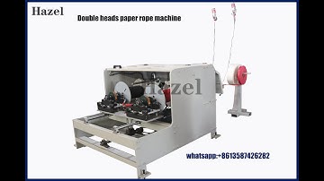 inverter control paper rope making machine in china making