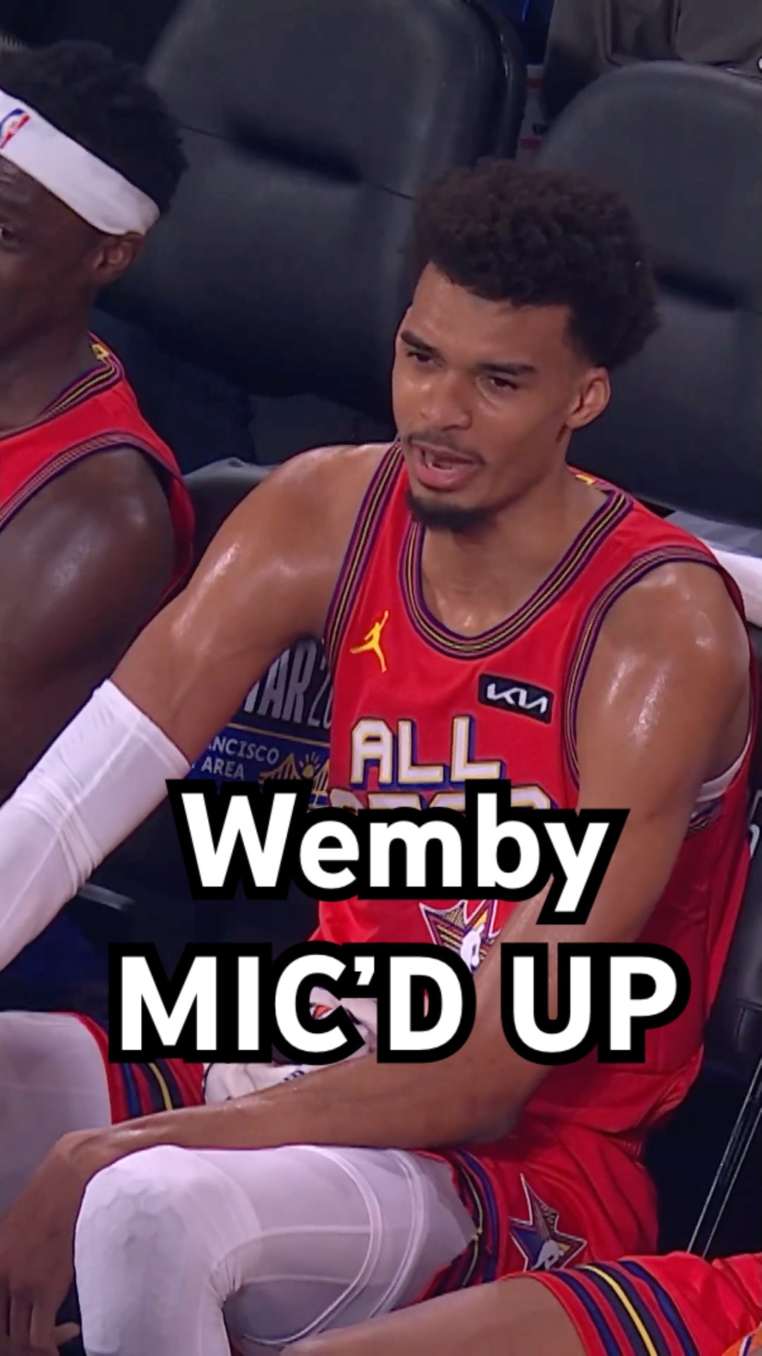 Wemby MIC’D UP for the NBA All-Star game!