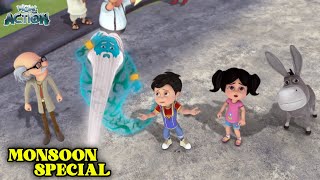 Vir The Robot Boy | Gintu Ka Bachpan | Vir Monsoon Special Compilation | Wow Action