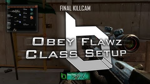Obey Flawz: BO2 Class Setup w/ Shots!