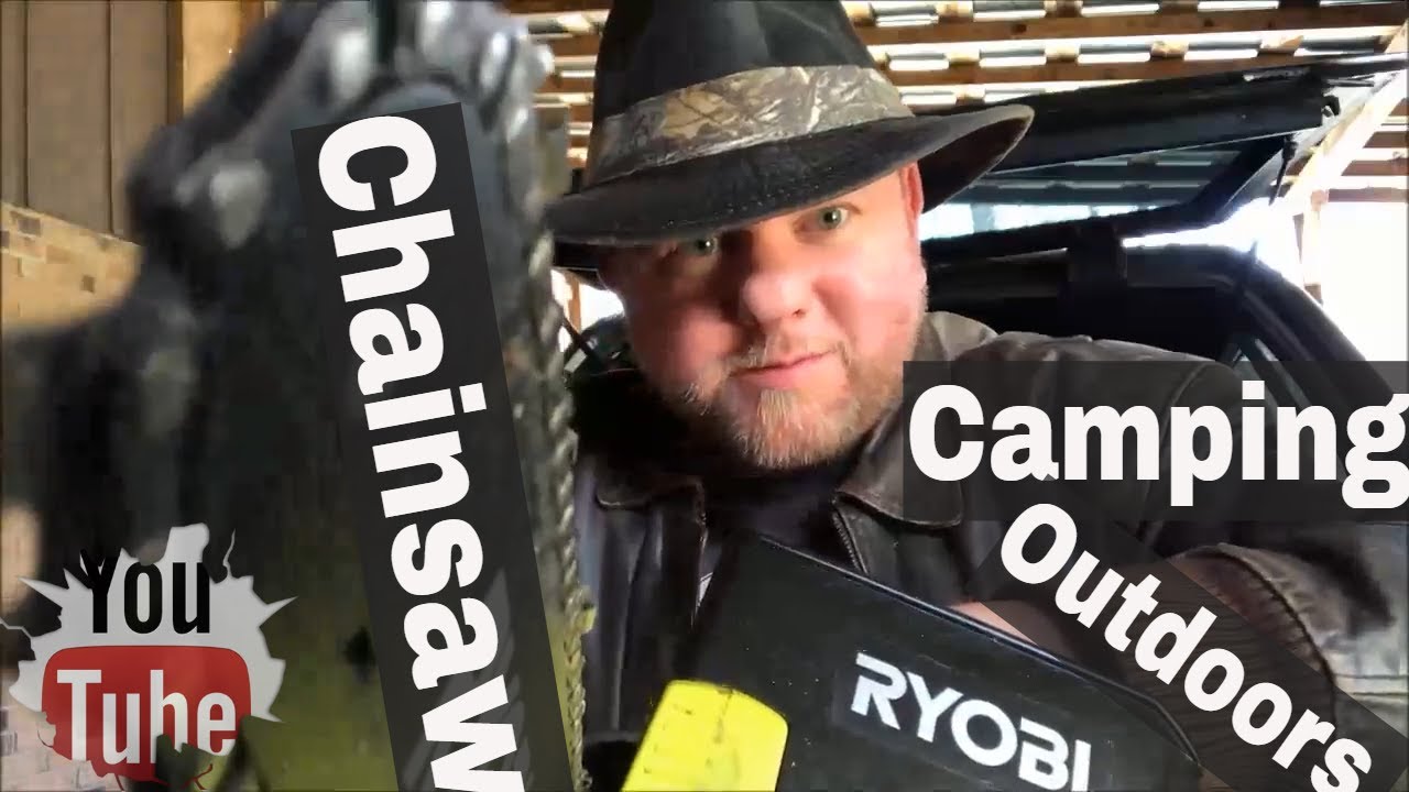 Ryobi ONE+ 18 volt Chainsaw For Camping Home Anywhere YouTube