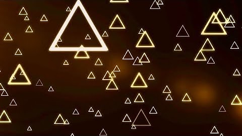 Yellow Triangle Particles Animation Background video , No Copyright || Stock Footage