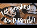 Making Pirate Magnets With Leftover Polymer Clay 💩 Craft Tutorial