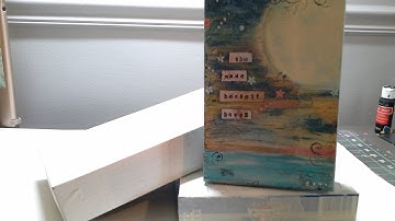 Cereal Box Canvas Mixed Media Portrait- Part One- Make and Prep your Cereal Box Canvas