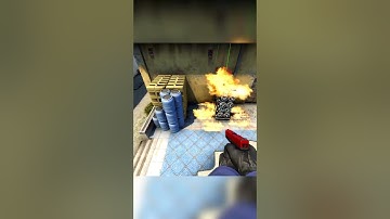 Molotov To Burn First And Second Boxes! (CS:GO Smokes & Tricks) #shorts #csgo #counterstrike
