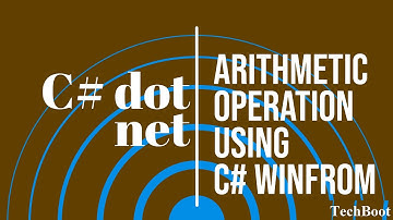 Arithmetic operation Using C# Winfrom