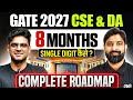 GATE 2027 CSE And DA Complete Roadmap | How To Crack GATE 2027 In 8 Months? | GATE 2027 Preparation
