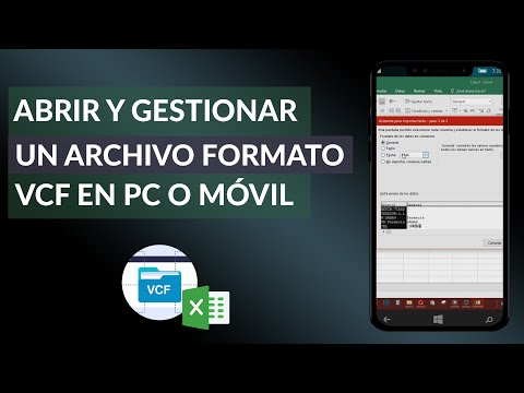 Cómo Abrir y Gestionar un Archivo en Formato VCF en PC o Móvil