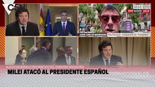 Milei Atacó Al Presidente Español