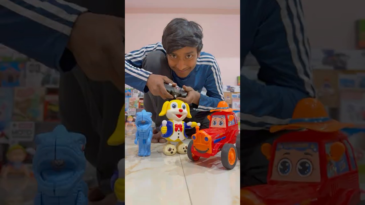 Super duper hit tractor vs dog 🐕