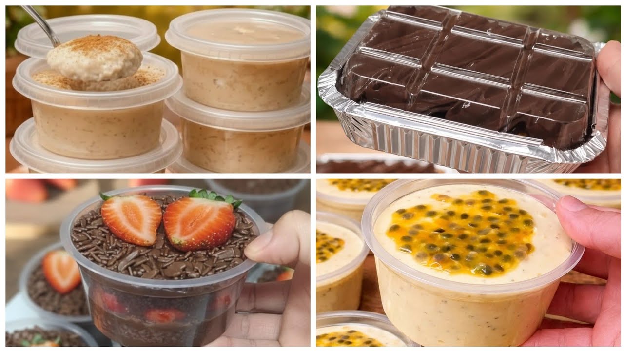 Mudei os Potes das sobremesas + Bolo de cenoura na forminha menor + novidade no cardápio 