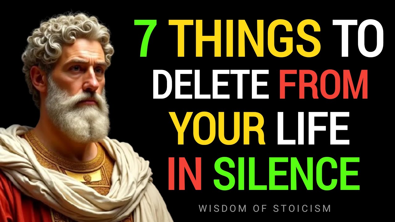 7 Things to Delete from Your Life in Silence | WISDOM OF STOICISM