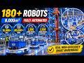15,000 SKU Fully Automated Warehouse | 180 Robots & 16 Sorting Stations