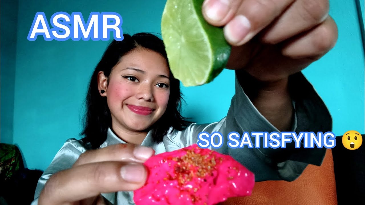 ASMR Comiendo Turrón Rosa 🌸 | SO SATISFYING & Tingly Sounds