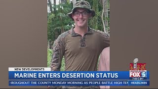 Marine enters desertion status
