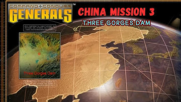 Command & Conquer Generals - China Mission 3 - Three Gorges Dam #commandandconquer