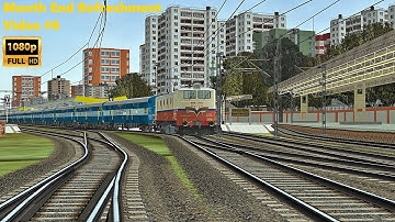 Month End Refresh | TATA WAM4 Departs Kanpur | Jharkhand Swarna Jayanti Express | #MSTS | FHD 1080p