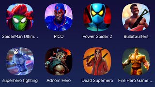SpiderMan Ultimate, Rico, Power Spider 2, Bullet Surfers, Superhero Fighting, Adnom Hero... screenshot 4