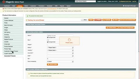 Add Configurable products in Magento