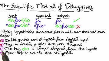 Apply the Scientific Method Solution - Software Debugging