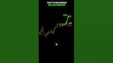 Bullish Pennant Pattern 📤⁉️ | How To Recognize 🤯❕Explained ↓ #short #trading