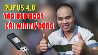 RUFUS 4.0 phần mềm tạo USB Boot đỉnh cao có gì mới