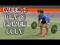 Offseason Football Workout Program: Lower Body | Week 7 Day 3