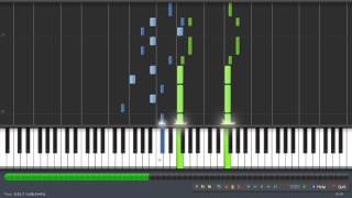 Aphex Twin - Jynweythek Ylow Piano Tutorial - Synthesia chords