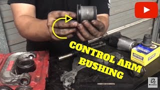 How to replace control arm bushings