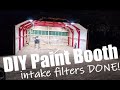 DIY Backyard Paintbooth  (Building the back wall & intake filters)