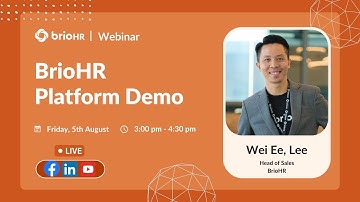 BrioHR Platform Demo by Wei Ee, Head of Sales