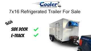 2026 7x16 Refrigerated Trailer For Sale