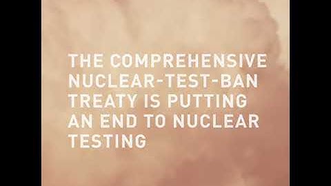 International Day Against Nuclear Tests - 29 August 2020