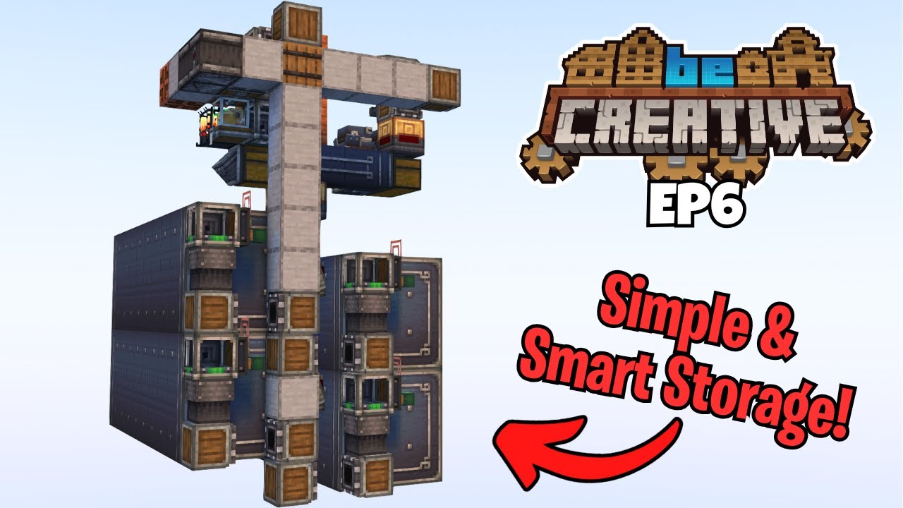 Minecraft Create Storage System Designing a Smarter Storage System with Frogports - Minecraft Create ...