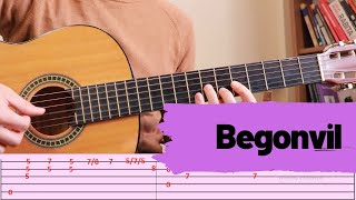 BEGONVİL(Benim Yerime De Sev) - Gitar TAB SOLO Fingerstyle Resimi