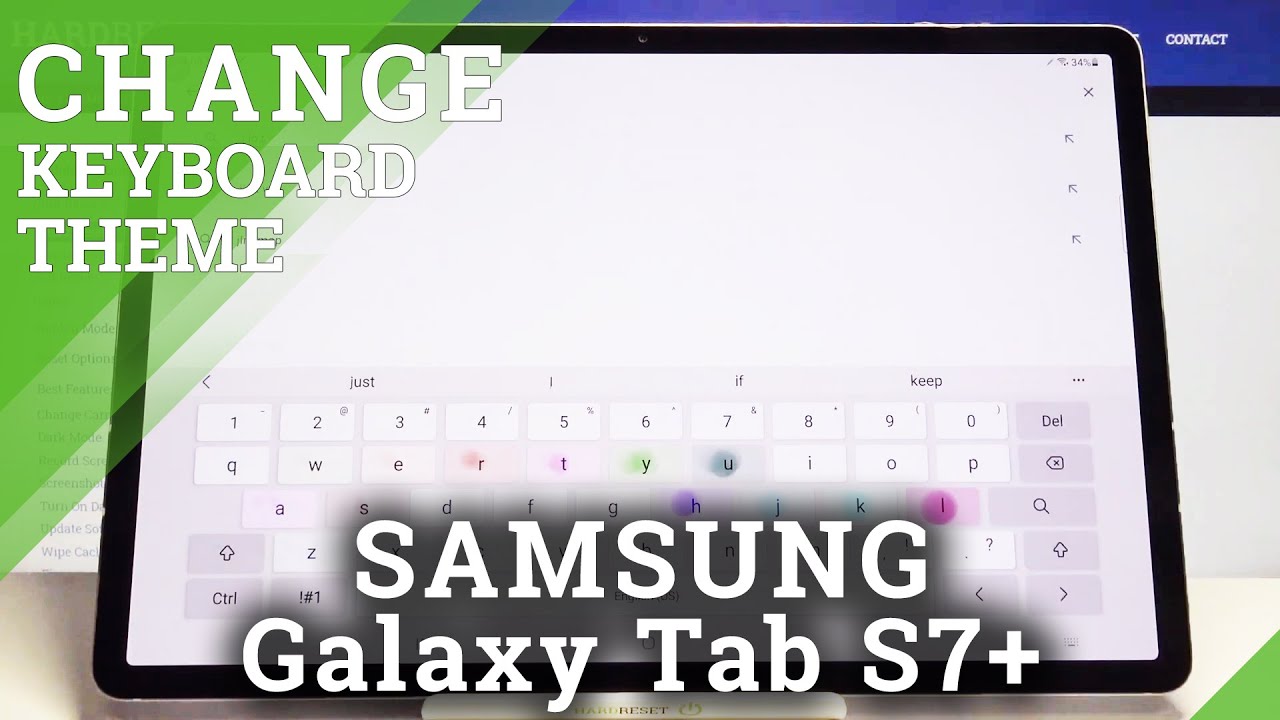 How to Install Samsung Keys Cafe on SAMSUNG Galaxy Tab S7+ Keyboard