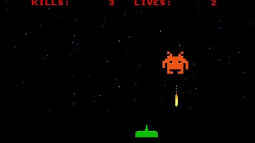 Invader Amiga AMOS game (gameplay, no commentary - link to code in description)