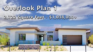 The Overlook Plan 1, $1,038,000+, 1-Story Home in Summerlin, 3 BD, 2.5 BA, 2,722 sq.ft.